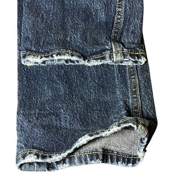 Levis Jeans Womens 24 (24x31) Blue Premium 70s High Rise Slim Straight Dark Wash - Picture 9 of 9